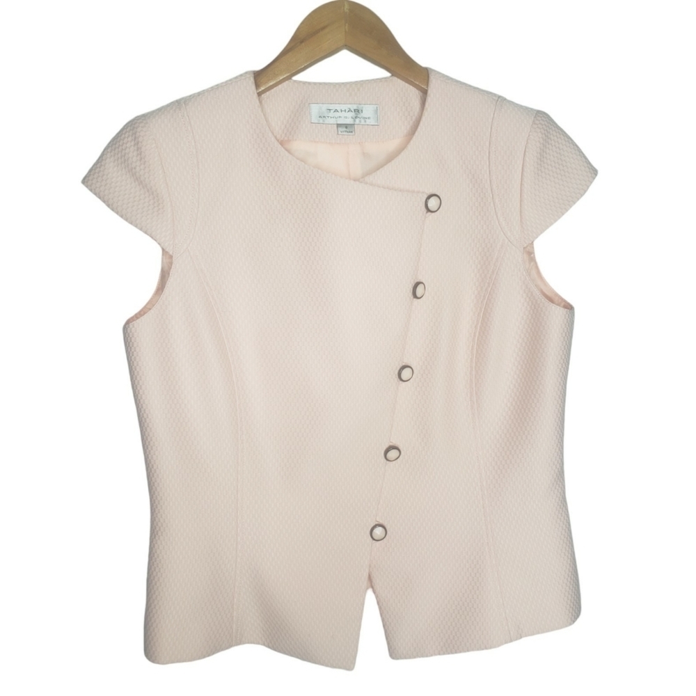 Tahari Women's Blazer in Soft Pink